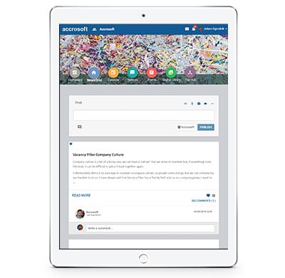 accrosoft on ipad